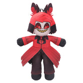 TV Hazbin Hotel (2024) Alastor Cosplay Plush Toys Cartoon Soft Stuffed Dolls Mascot Birthday Xmas Gift